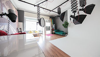 Eckhohlkehle im Mietstudio Berlin